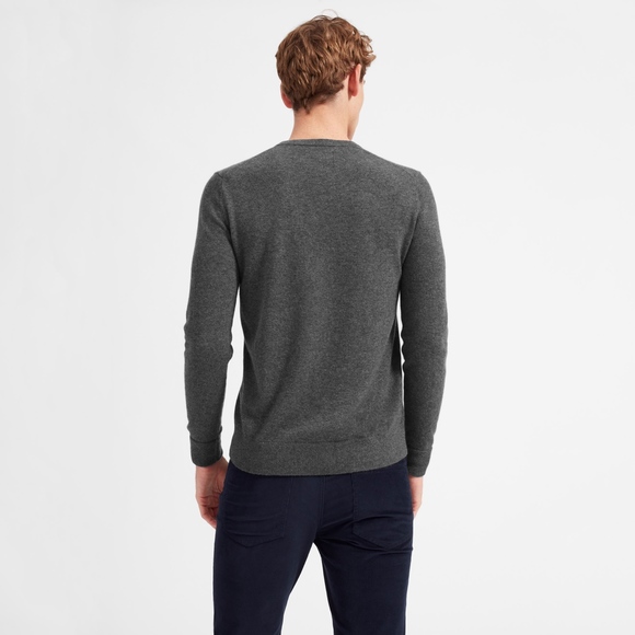 John W. Nordstrom Italian Merino Wool V-Neck - Picture 2 of 5